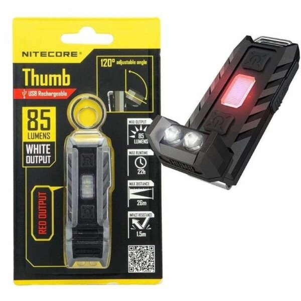 Linterna Nitecore Thumb 85 Lúmenes eficaz