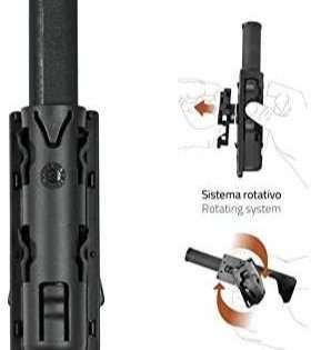 Funda rotatoria Defensa Extensible de polímero