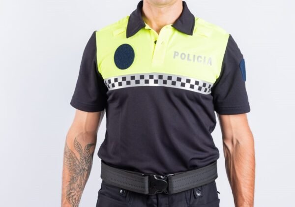 Polo Aldán Manga Corta Bicolor Ajedrezado PL-1125