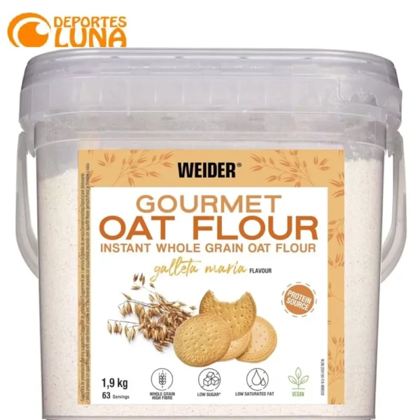 Gourmet Oat Flour 1.9 kg – Harina de avena saludable y versátil