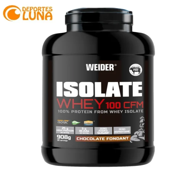 Weider Isolate Whey 100 CFM 908g – Proteína de suero aislada 87%